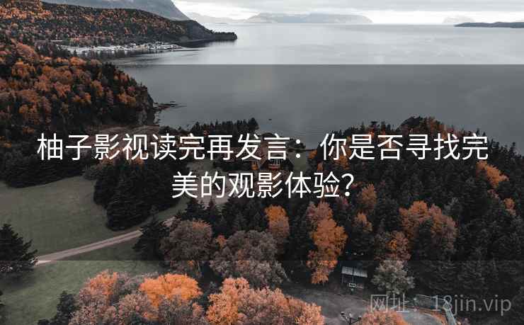 柚子影视读完再发言：你是否寻找完美的观影体验？